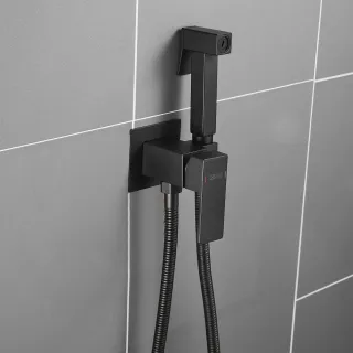 Гигиенический душ со смесителем Shevanik S127H чёрный